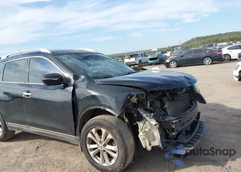 2015 Nissan Rogue Sv из США, поврежденный, VIN KNMAT2MT9FP543794